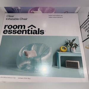 NEW CLEAR Inflatable Chair